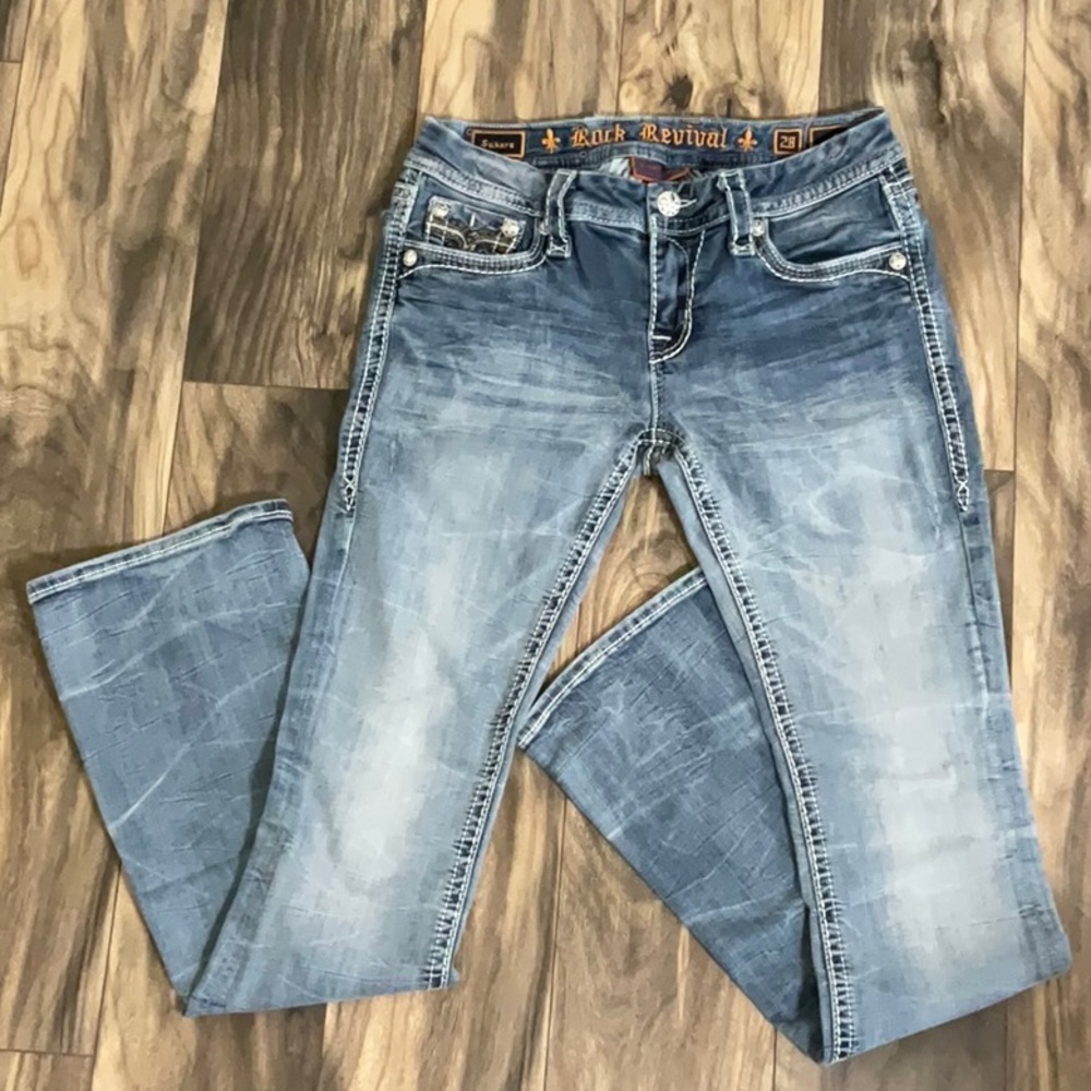Rock Revival Sukara Boot Jeans - Size 28, 33 inch inseam